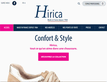 Tablet Screenshot of hirica.fr